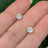 Moissanite Bezel Stud Earrings