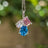 The Tulia - Trans Flag 3 stone Necklace