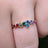 9 Stone Pride Cluster Band