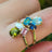 The Tulia - October Birthstone 3 Stone Ring