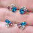 The Elia - Trans Flag Small Cluster Studs