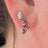 The Legacy Earrings - Rutilated Quartz Hoops