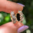 The Legacy Earrings - Rutilated Quartz Hoops