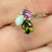 The Tulia - October Birthstone 3 Stone Ring