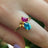 The Tulia - Pansexual 3 Stone Ring
