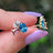 The Elia - Trans Flag Small Cluster Studs