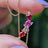 The Legacy Necklace- Lesbian Flag
