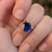 Large Oval Sapphire Ring Rings Handmade Handcrafted