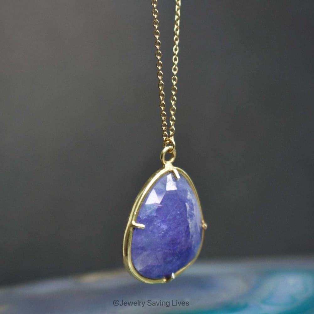 Last Call: Statement Tanzanite Necklace Necklaces Handmade Handcrafted