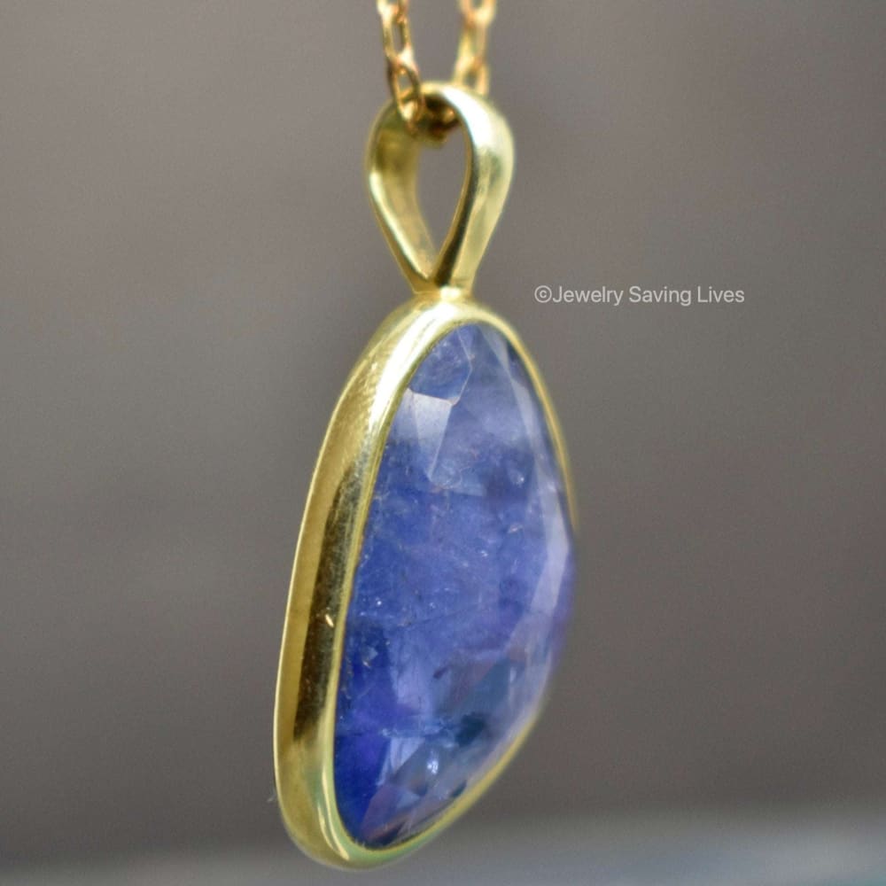 Last Call: Statement Tanzanite Necklace Necklaces Handmade Handcrafted