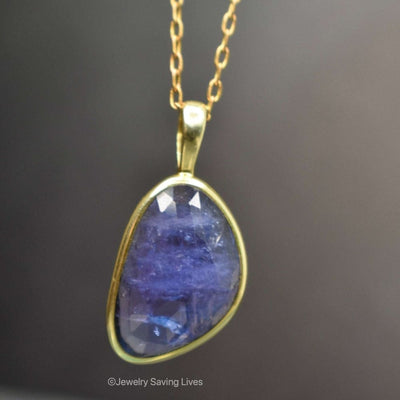 Last Call: Statement Tanzanite Necklace Necklaces Handmade Handcrafted