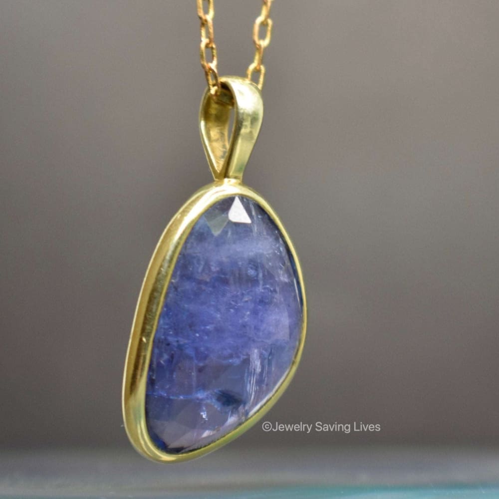 Last Call: Statement Tanzanite Necklace Necklaces Handmade Handcrafted