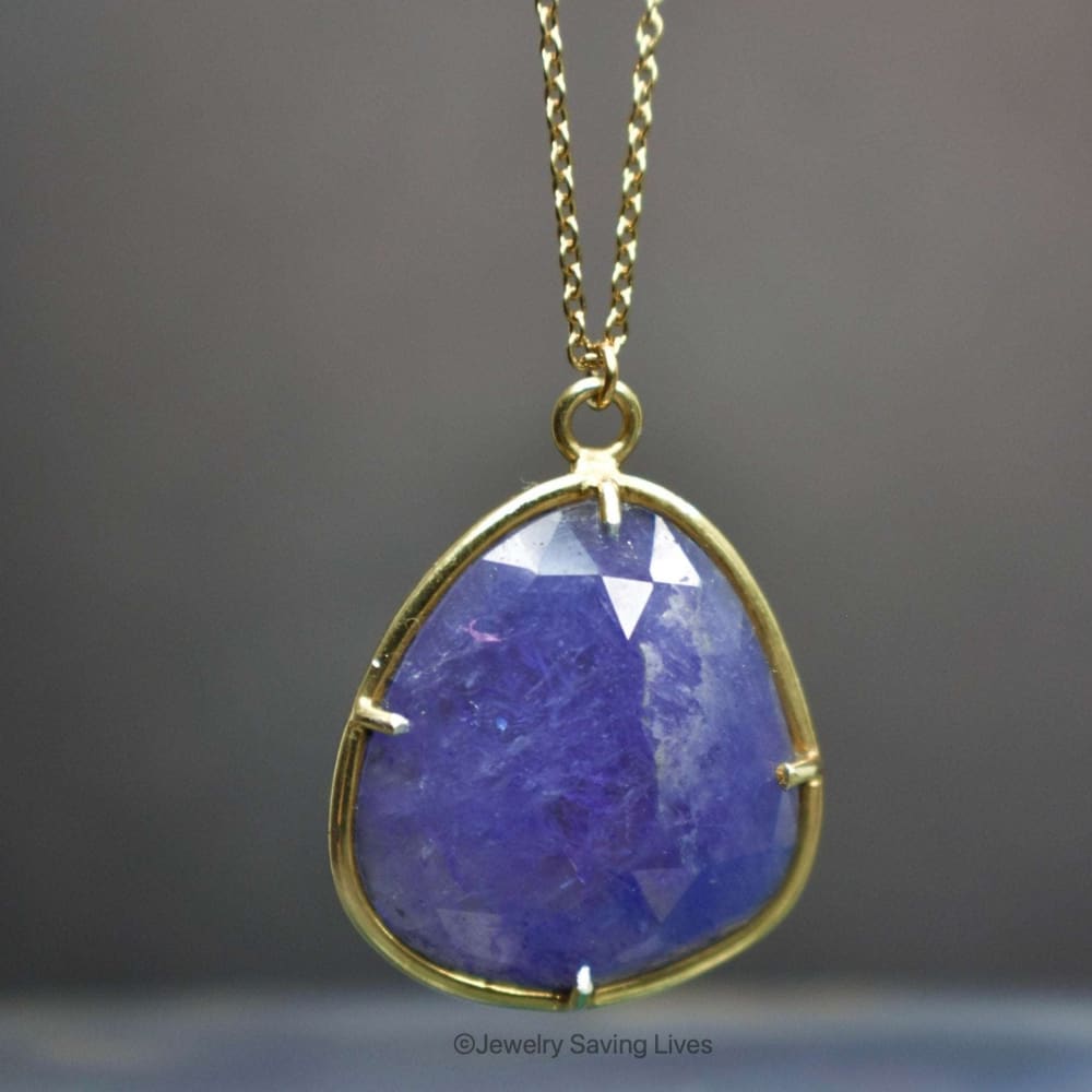 Last Call: Statement Tanzanite Necklace Necklaces Handmade Handcrafted