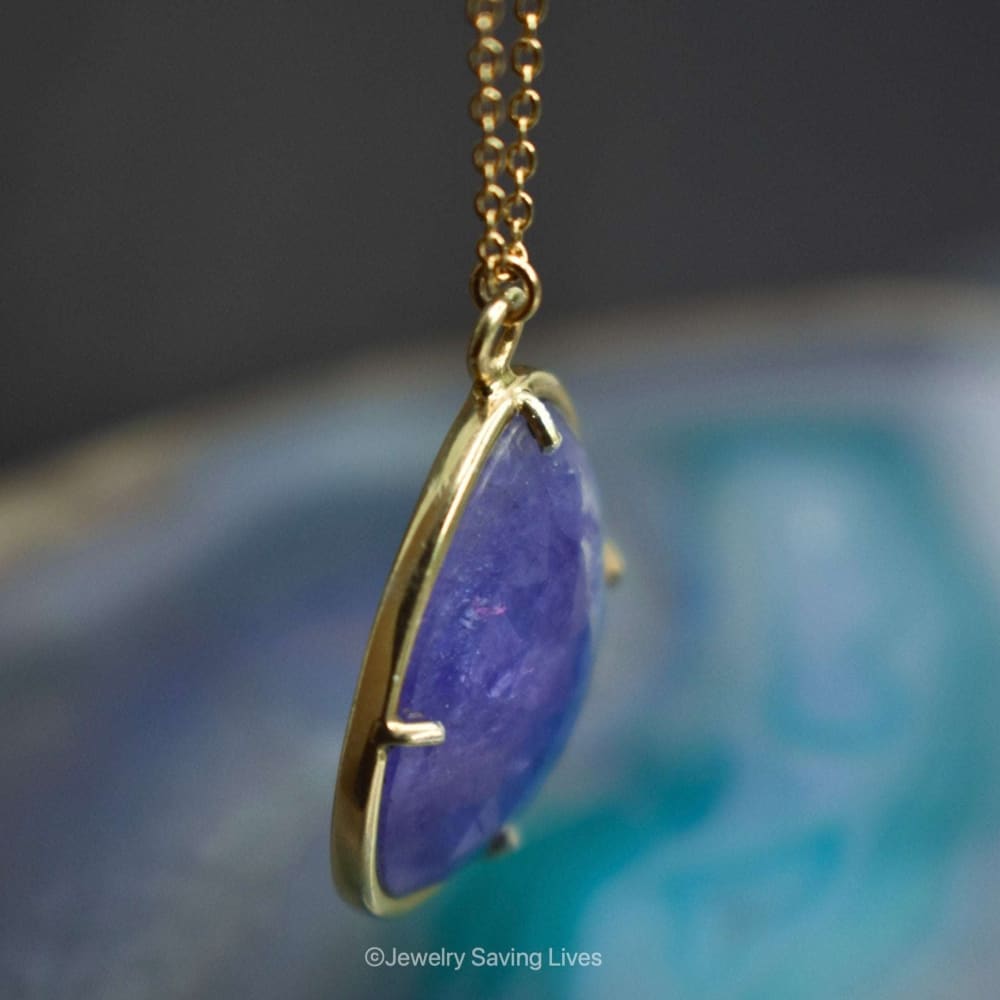 Last Call: Statement Tanzanite Necklace Necklaces Handmade Handcrafted