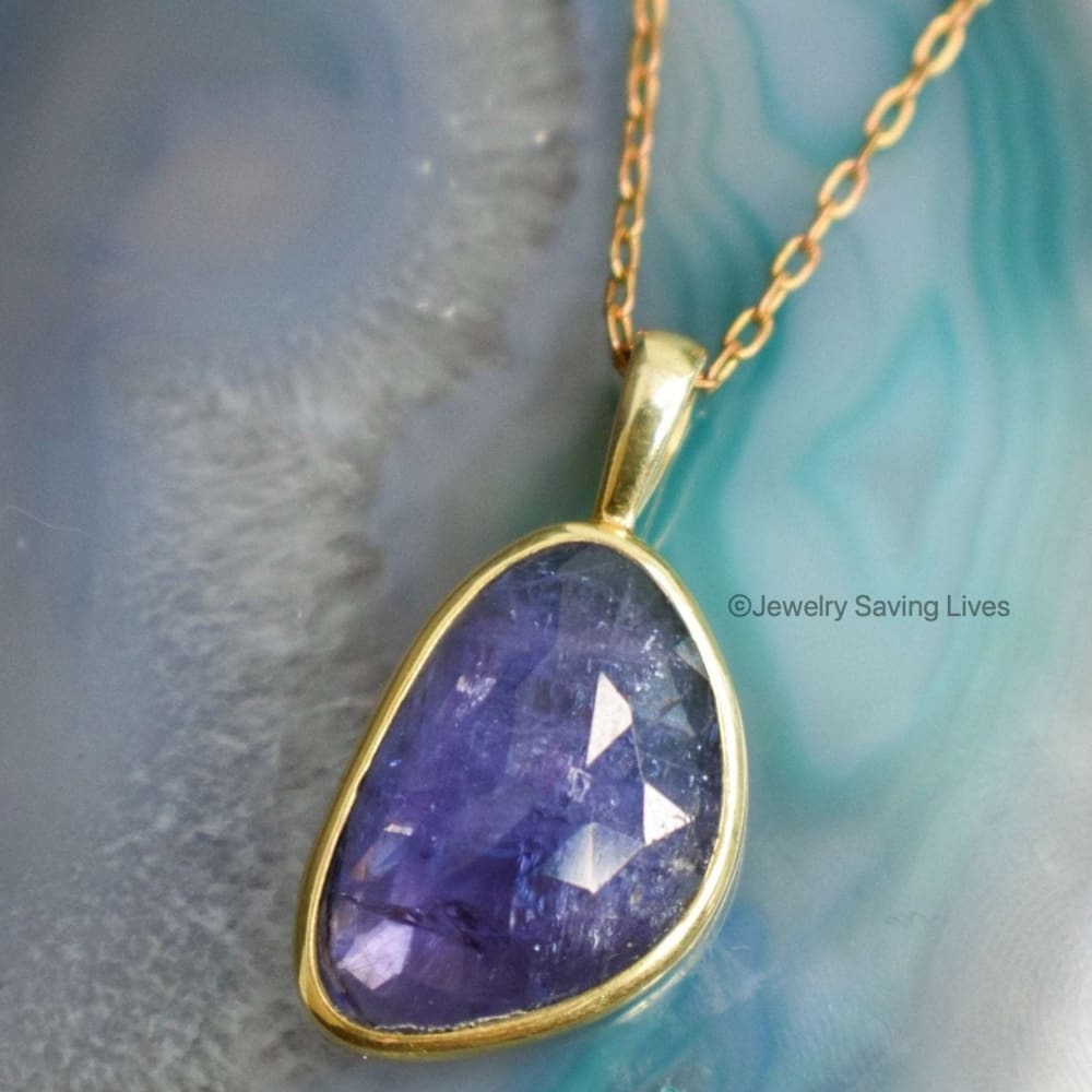 Last Call: Statement Tanzanite Necklace Necklaces Handmade Handcrafted