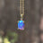 Lavender Dreams Opal Oval Necklace