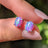 Lavender Dreams Opal Stud Earrings