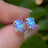 Lavender Dreams Opal Stud Earrings