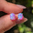 Lavender Dreams Opal Stud Earrings