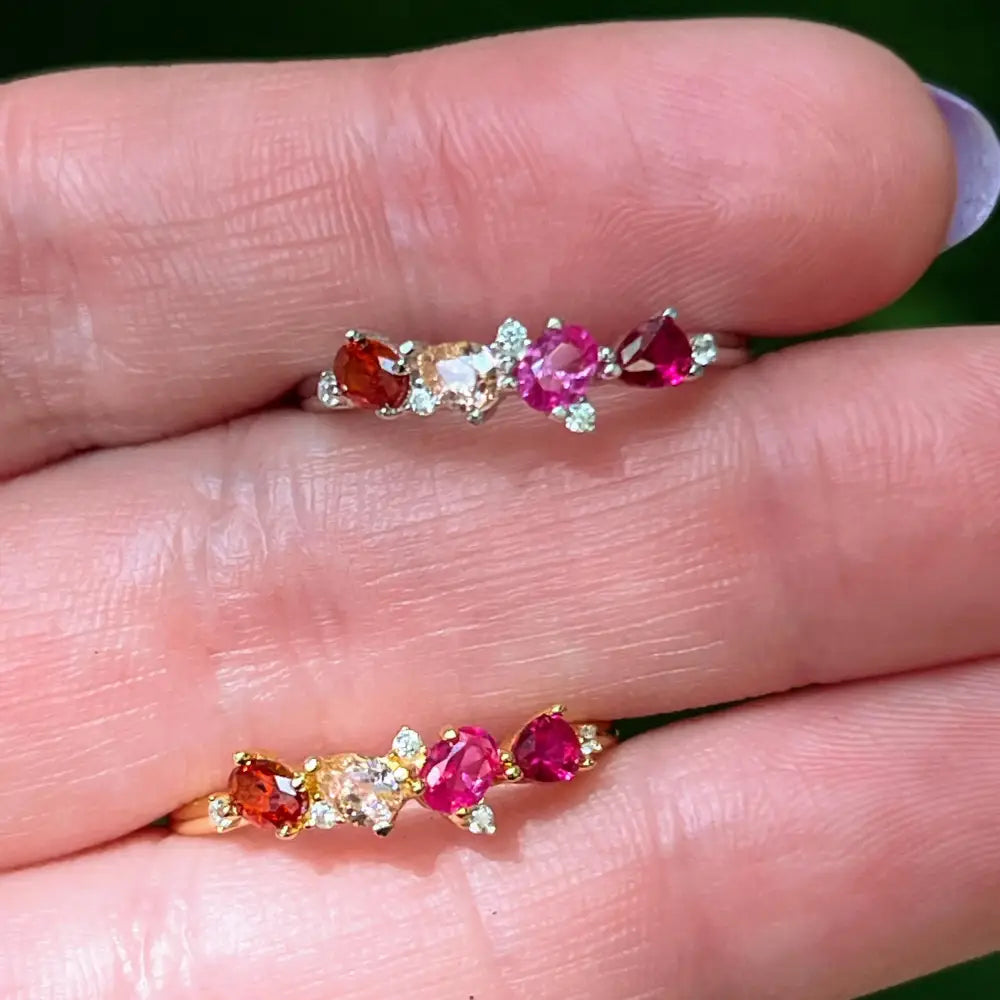 Legacy Ring - Lesbian Pride Flag Rings Handmade Handcrafted
