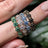 London Blue Topaz Round Half Eternity Band Rings Handmade Handcrafted