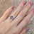 LS Teardrop Tanzanite Ring Rings Handmade Handcrafted