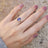 LS Teardrop Tanzanite Ring Rings Handmade Handcrafted