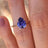 LS Teardrop Tanzanite Ring Rings Handmade Handcrafted