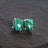 Malachite Stud Earrings Earrings Handmade Handcrafted