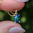 Midnight Black Opal Oval Necklace
