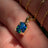 Midnight Black Opal Oval Necklace