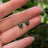 Midnight Black Opal Stud Earrings