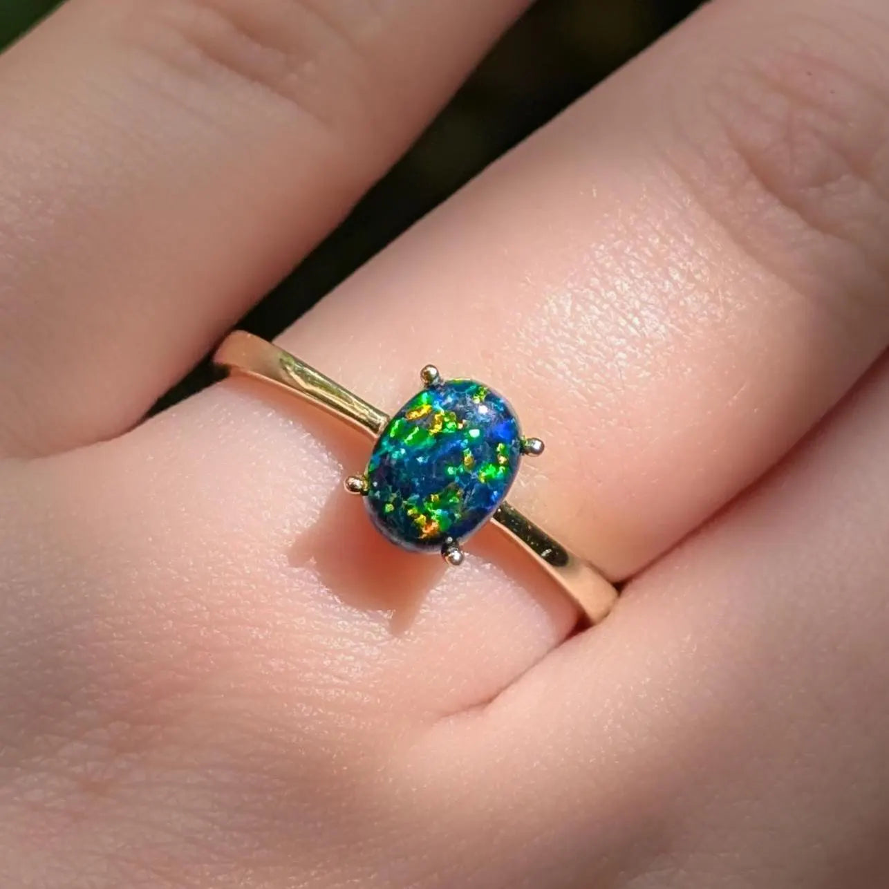 The Juliet- Midnight Black Opal