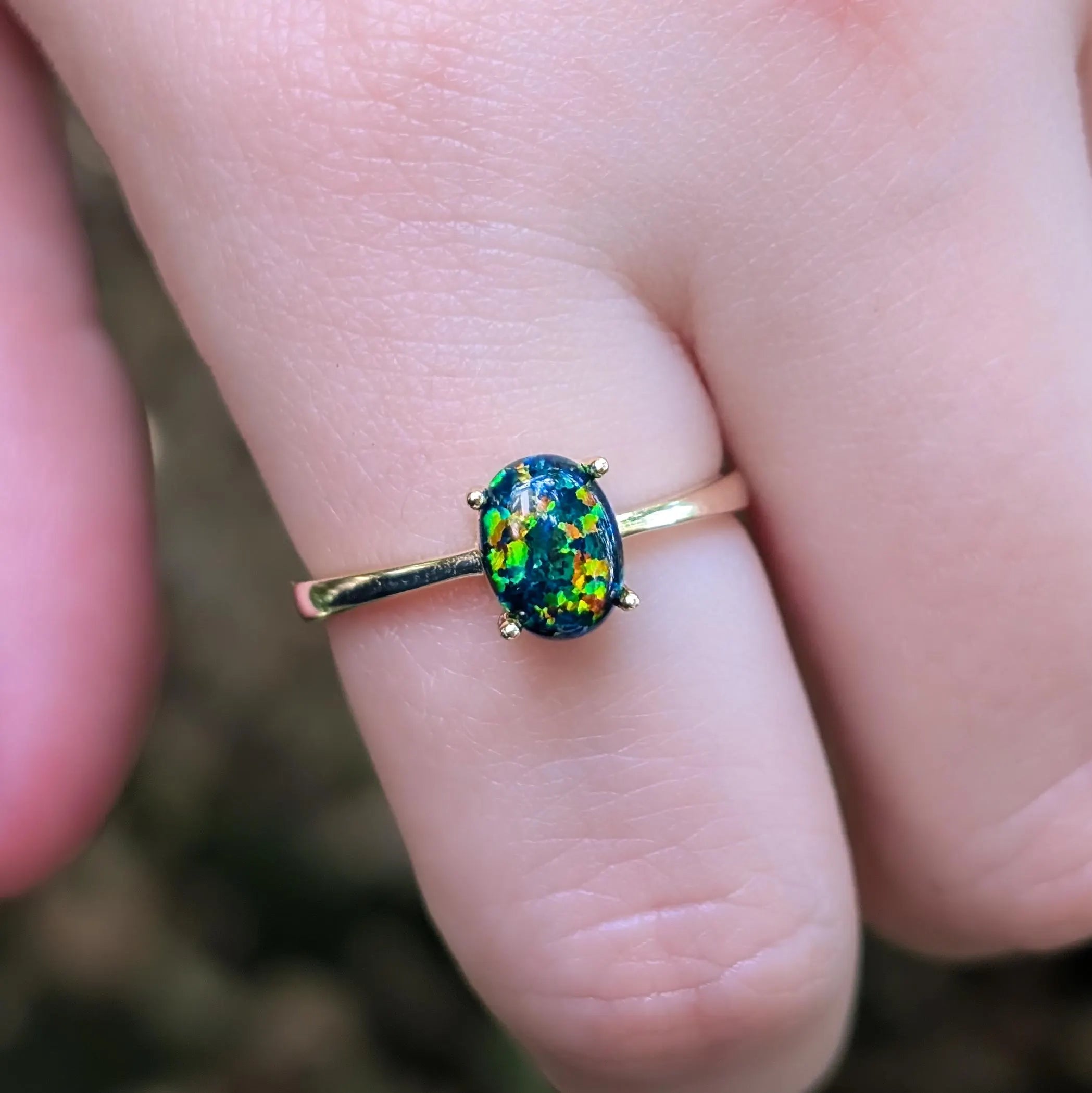 The Juliet- Midnight Black Opal