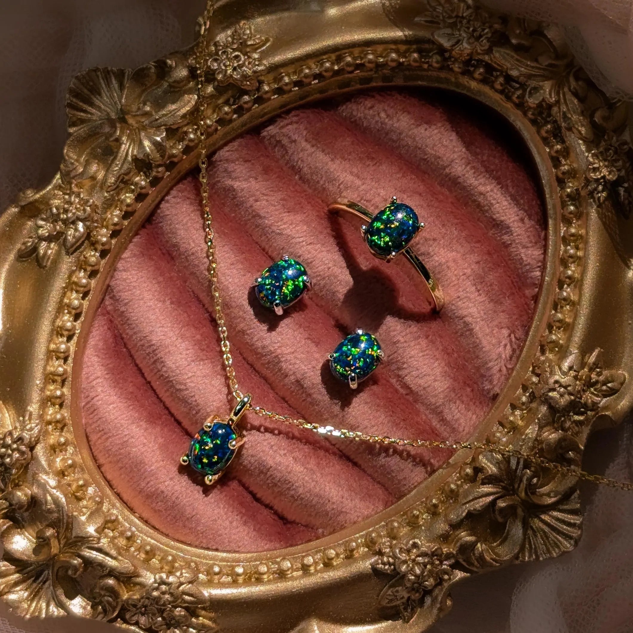 The Juliet- Midnight Black Opal