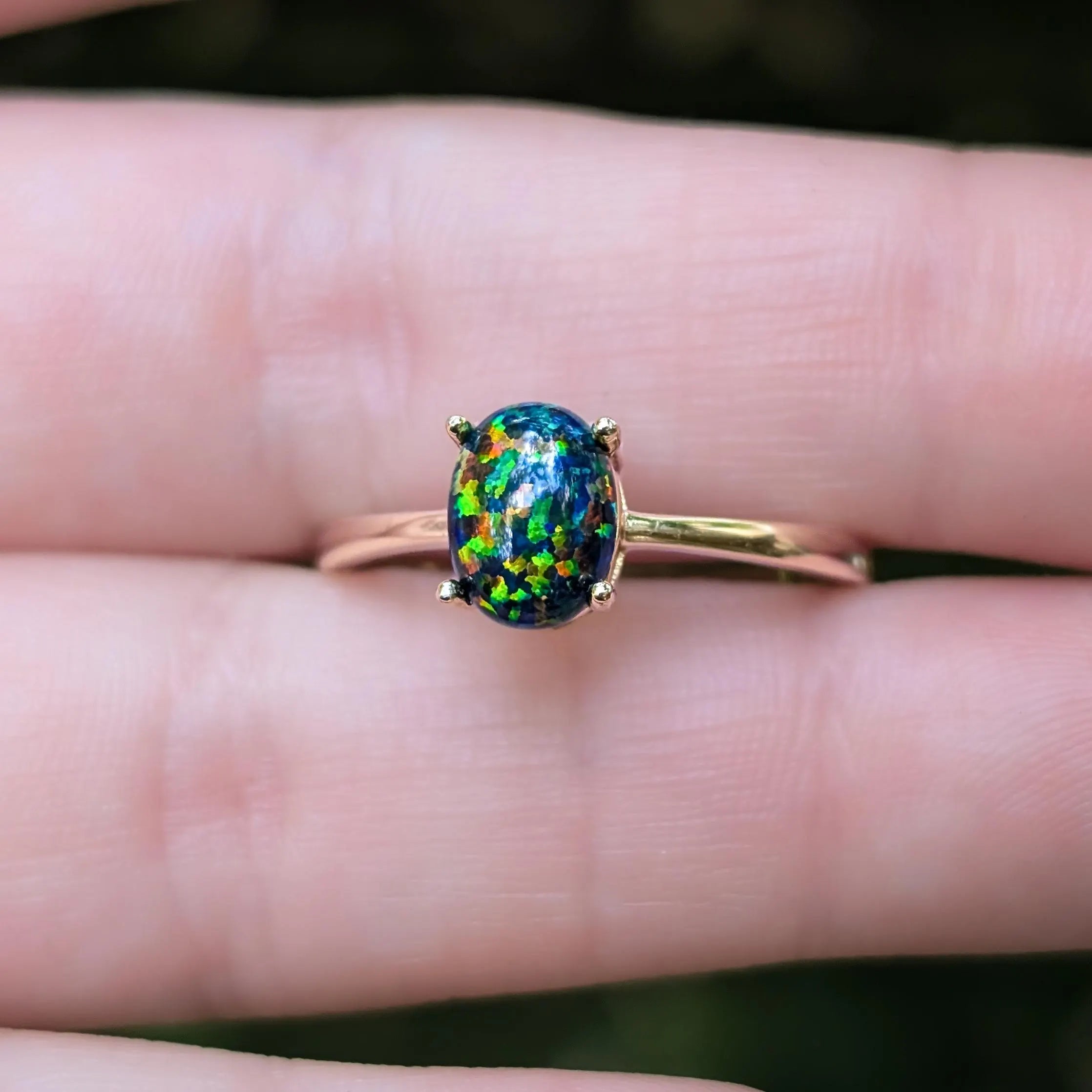 The Juliet- Midnight Black Opal