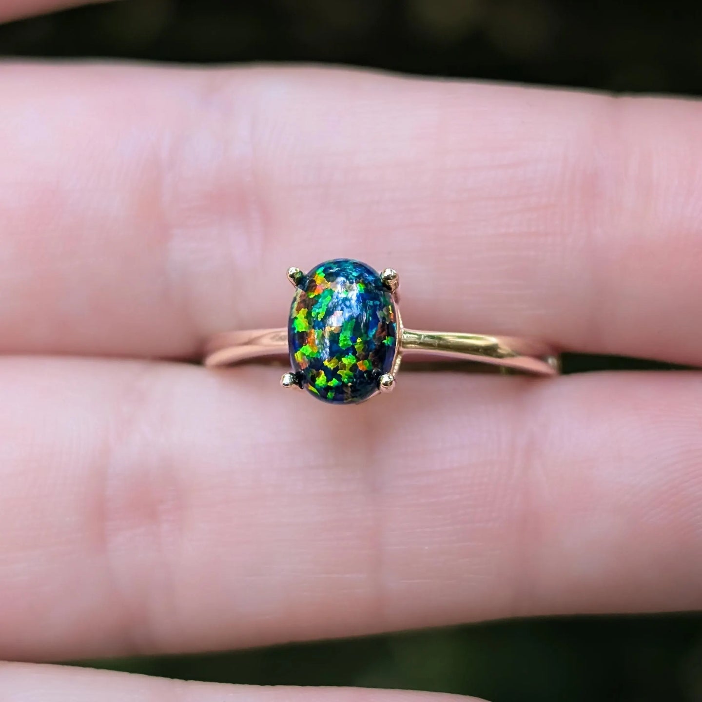 The Juliet- Midnight Black Opal