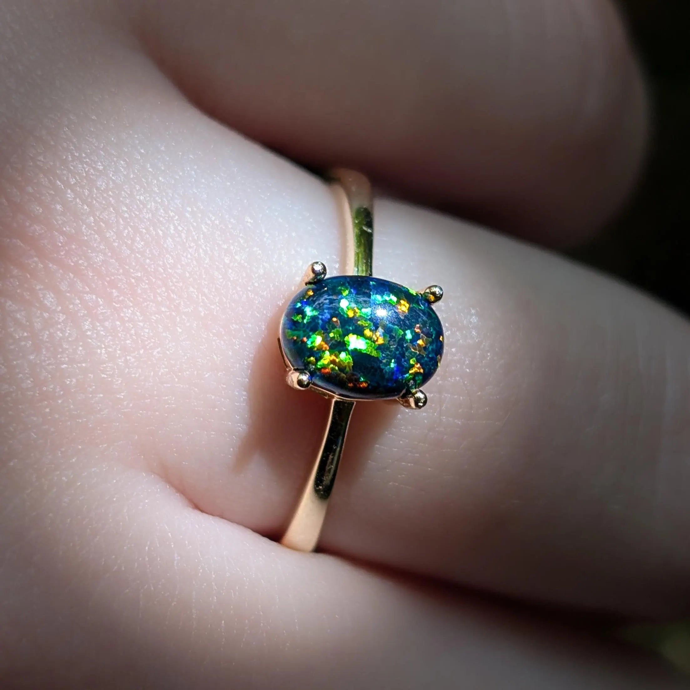The Juliet- Midnight Black Opal