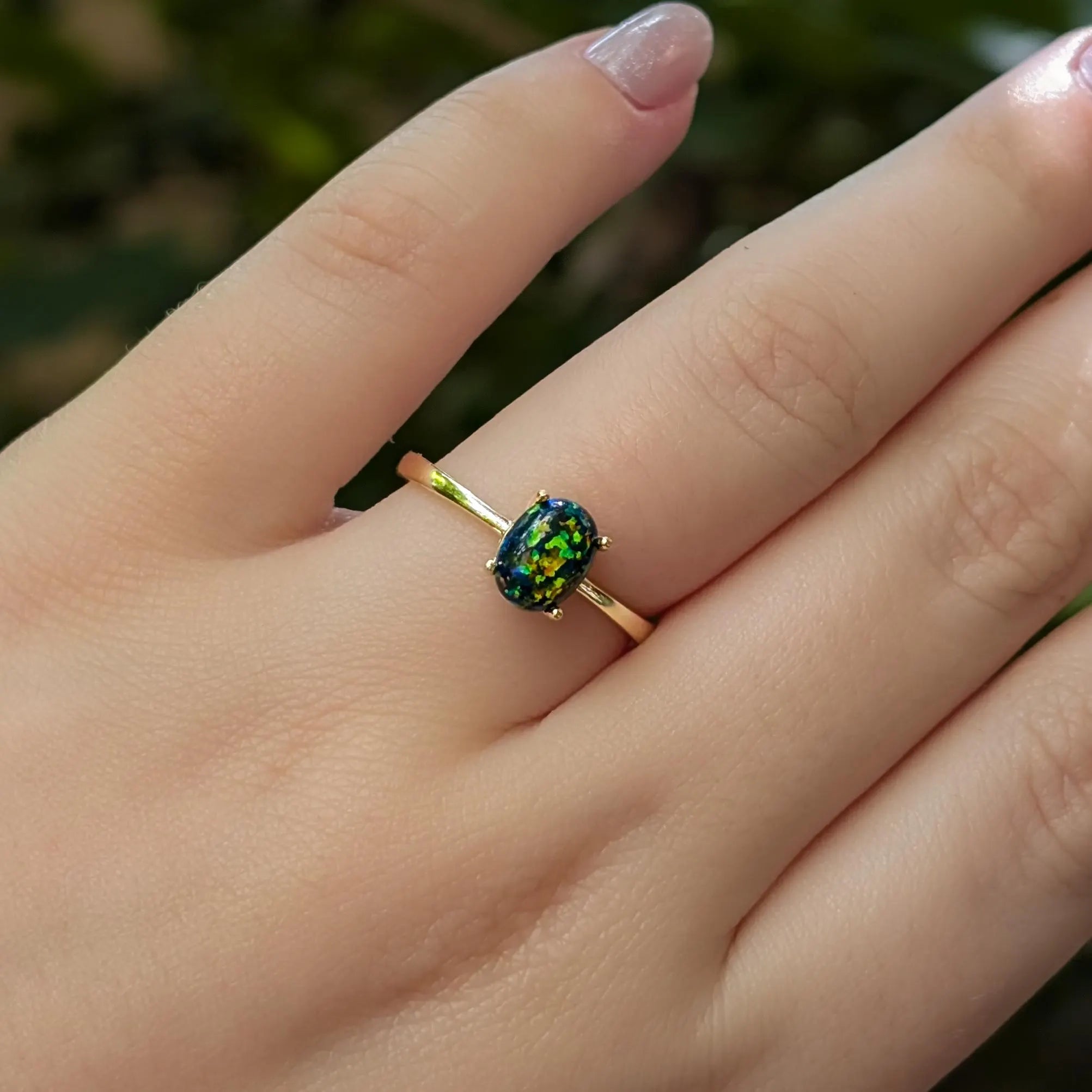 The Juliet- Midnight Black Opal