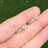Moissanite Full Ear Stack Earrings Handmade Handcrafted