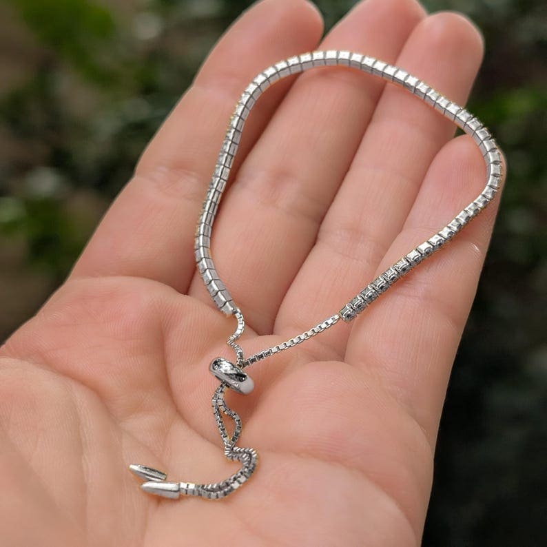 Moissanite Tennis Bracelet Bracelet Handmade Handcrafted