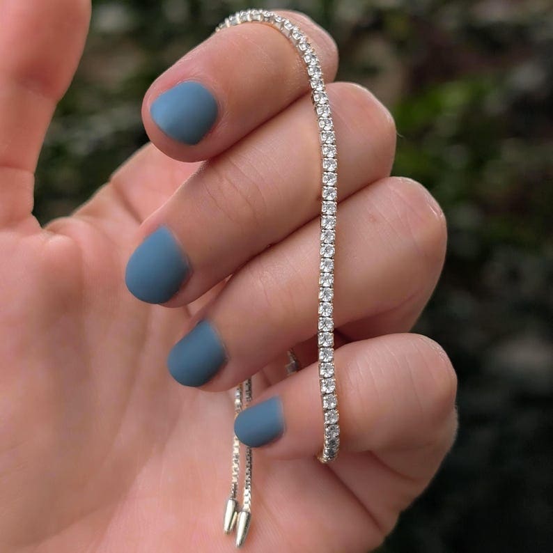 Moissanite Tennis Bracelet Bracelet Handmade Handcrafted