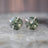 Moss Agate Stud Earrings Earrings Handmade Handcrafted