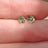 Moss Agate Stud Earrings Earrings Handmade Handcrafted