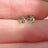 Moss Agate Stud Earrings Earrings Handmade Handcrafted