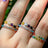 The Legacy Ring - Non-binary Flag Rings Handmade Handcrafted