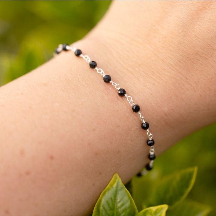 Onyx Beaded Bracelet Bracelet Handmade Handcrafted