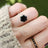 Onyx Hexagon Ring Rings Handmade Handcrafted