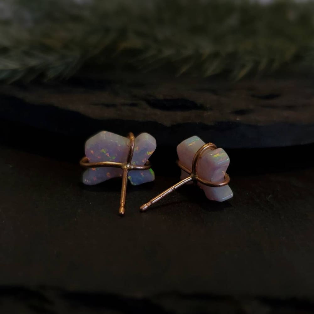 Opal Texas Earrings Earrings Handmade Handcrafted
