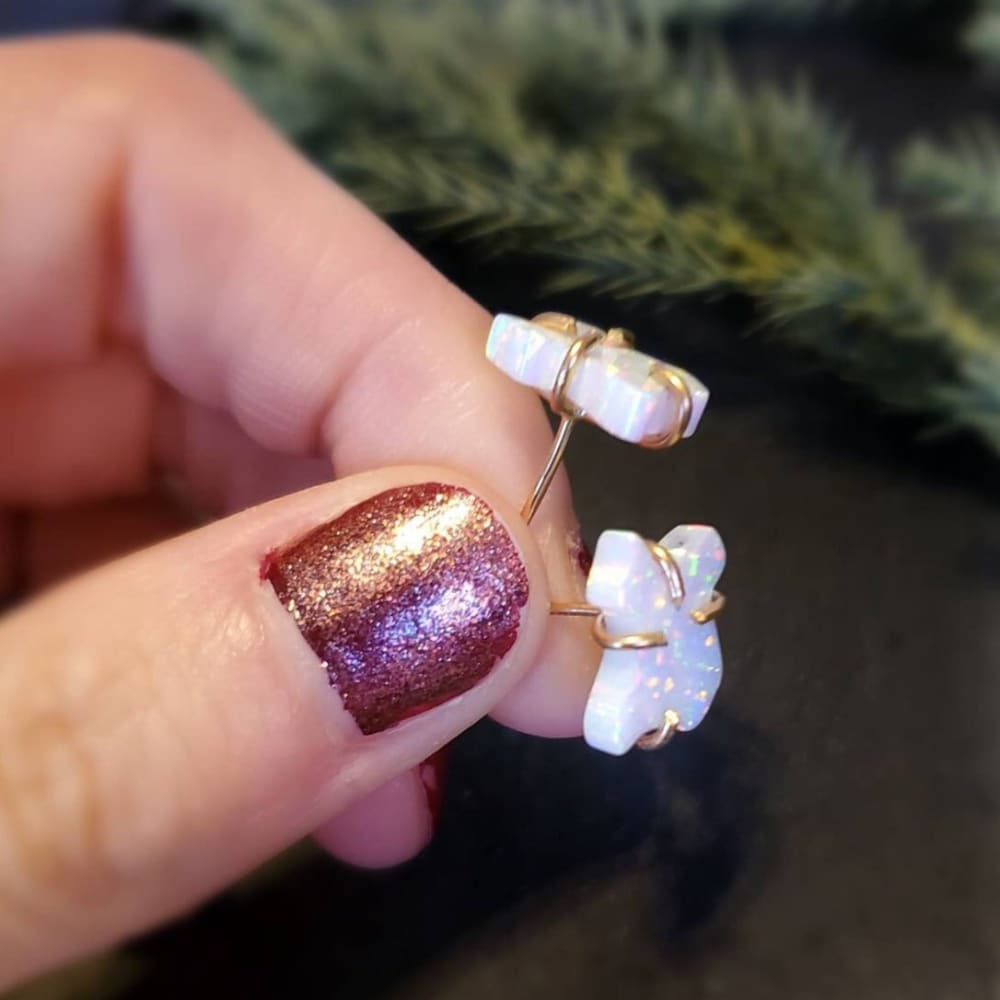 Opal Texas Earrings Earrings Handmade Handcrafted
